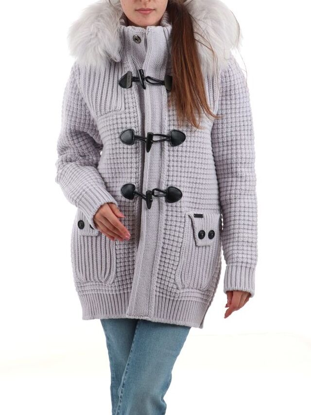 BARK Giubbotto Donna MEDIUM DUFFLE COAT W/MURMASKY-Ghiaccio