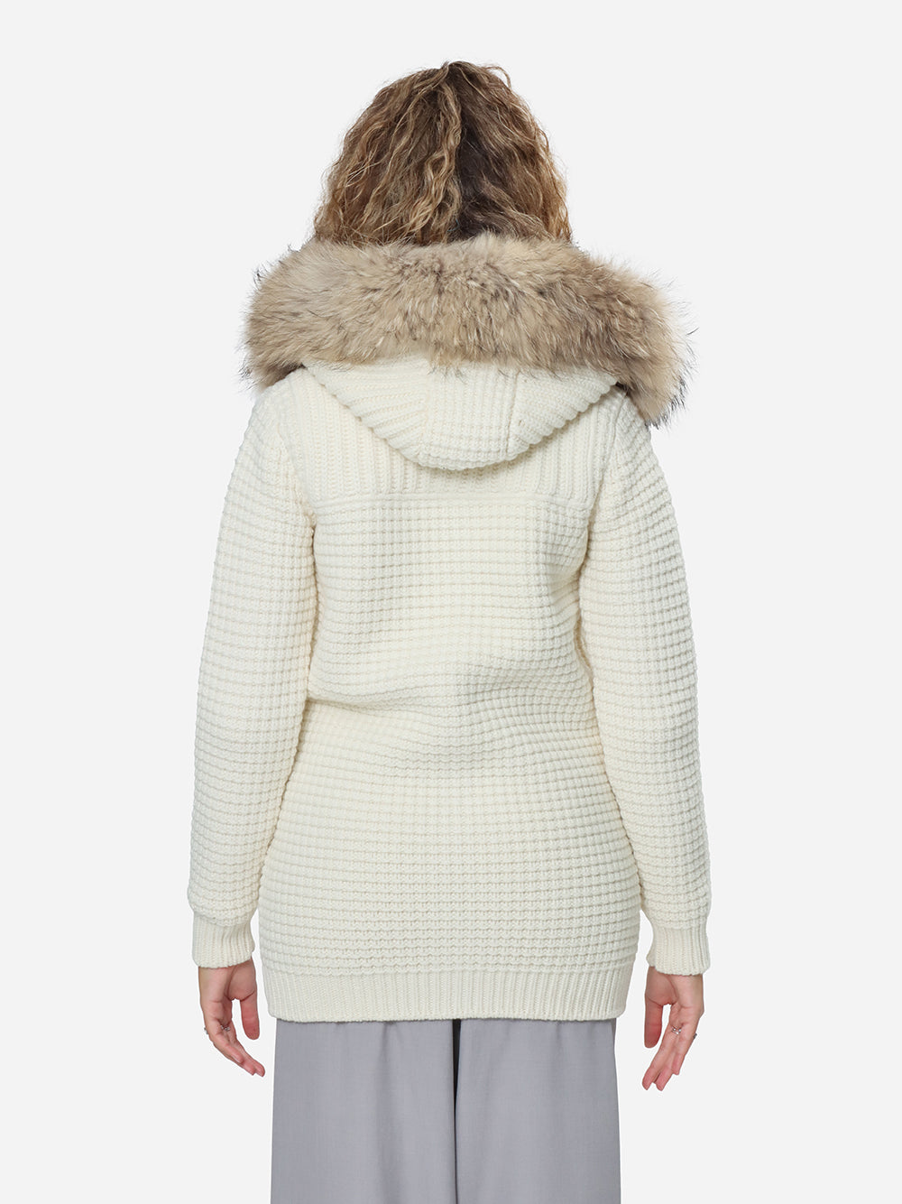 BARK Giubbotto Donna MEDIUM DUFFLE COAT W/MURMASKY-Off White