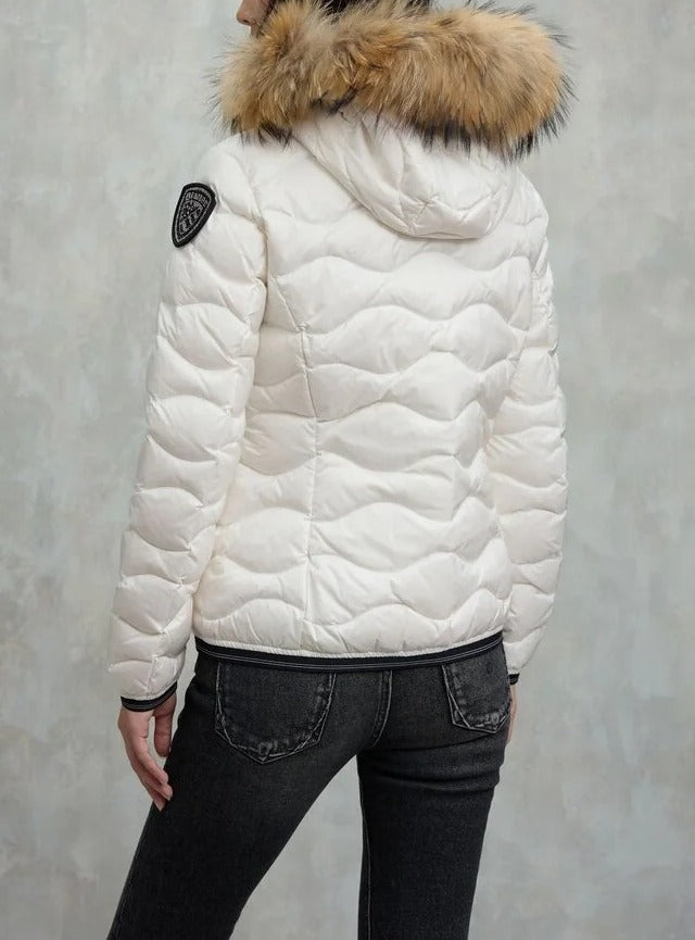 BLAUER Giubbotto Donna Aldie-Bianco Ottico