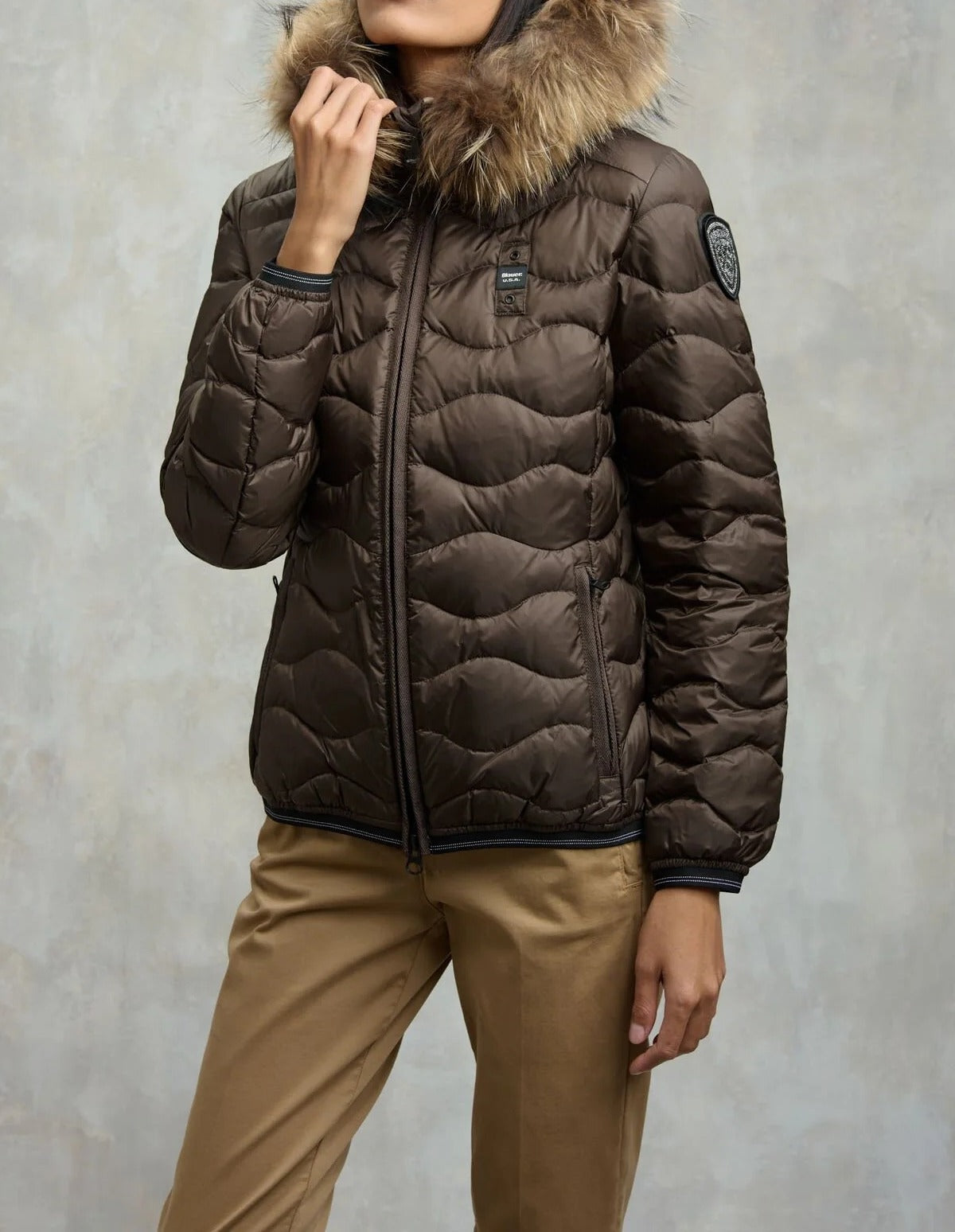 BLAUER Giubbotto Donna Aldie-Castagna