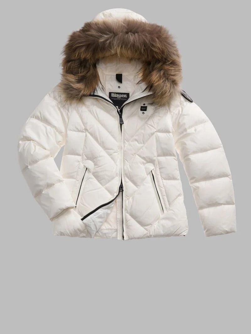 BLAUER Giubbotto Donna Alicia-Bianco