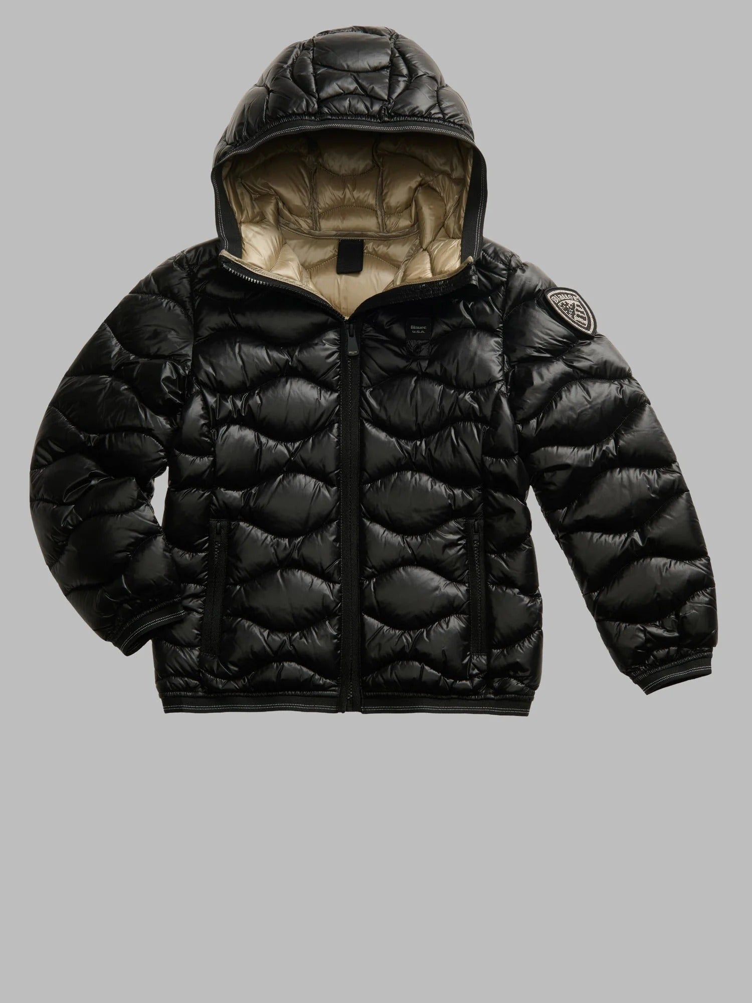 BLAUER Giubbino Bambino Lowell Junior-Nero/Beige