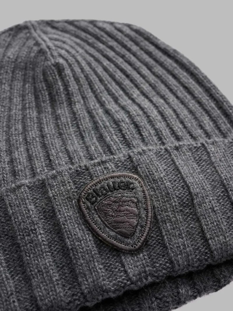 BLAUER Berretto Uomo Kenwood-Grigio Scuro Melange