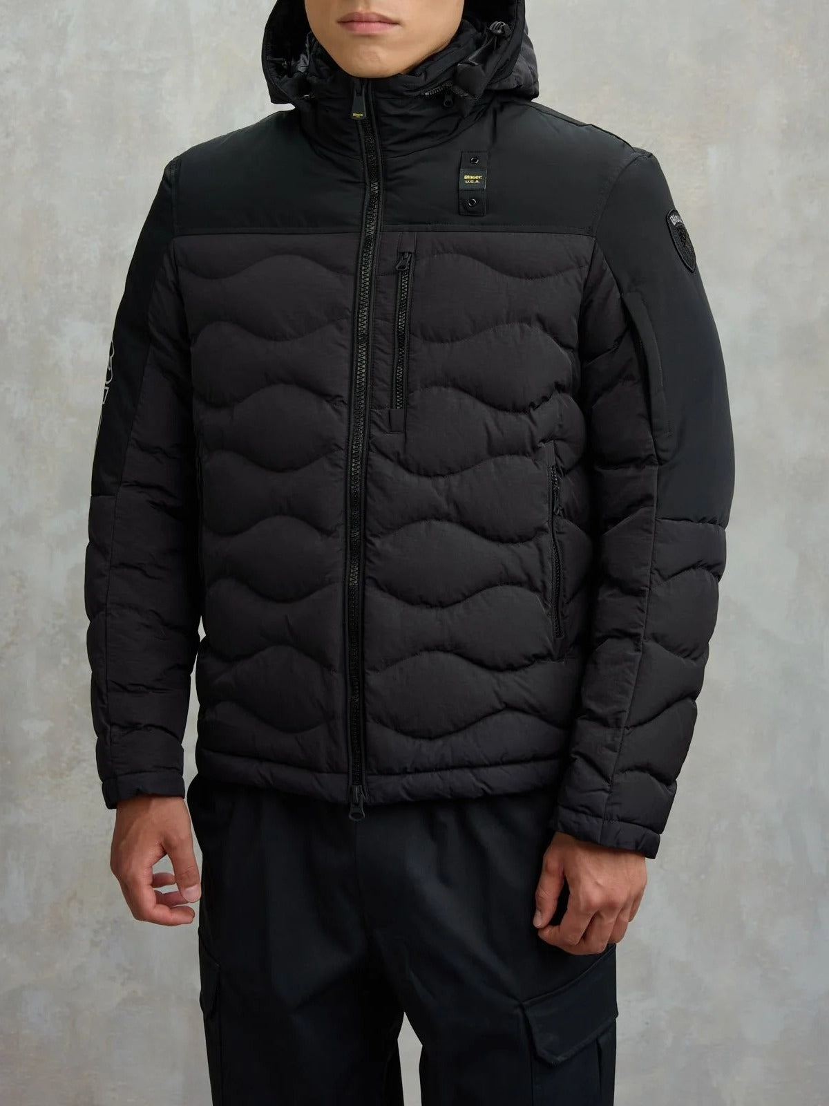 BLAUER Giubbotto Uomo Ferwood-Nero