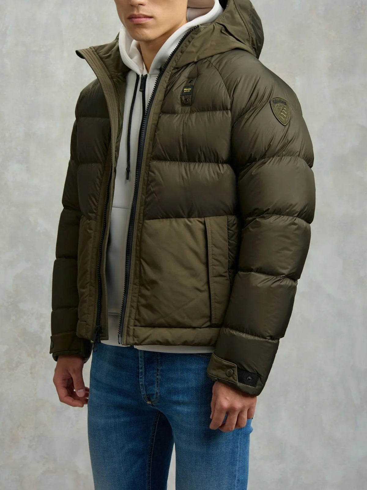 BLAUER Giubbotto Uomo Riverdale-Verde Bosco