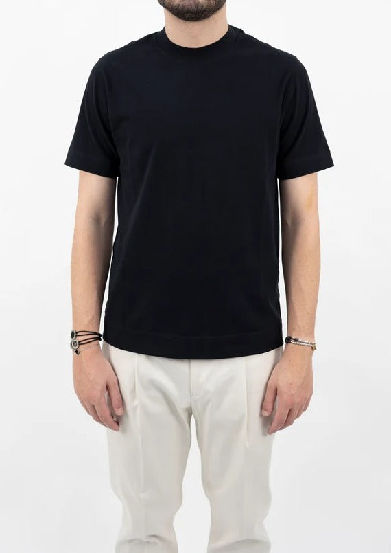 CIRCOLO 1901 T-Shirt Uomo Jersey Regular-Nero