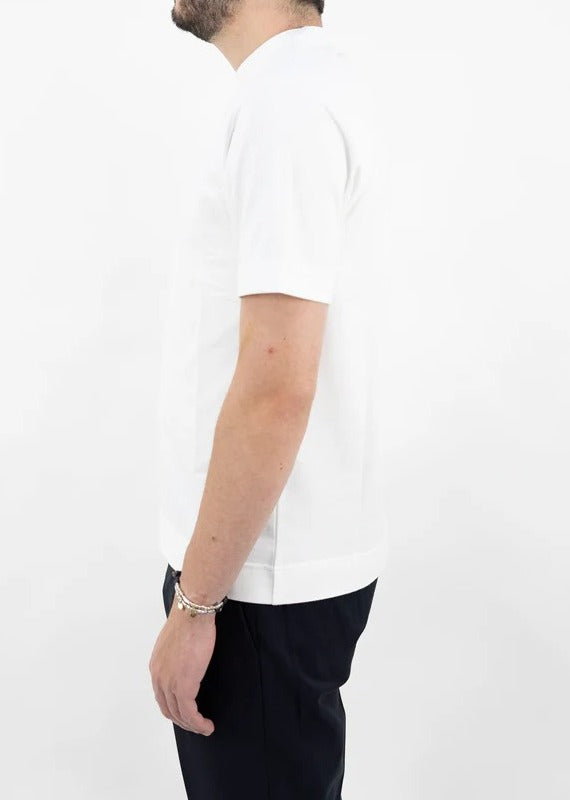 CIRCOLO 1901 T-Shirt Uomo Jersey Regular-Bianco Ottico