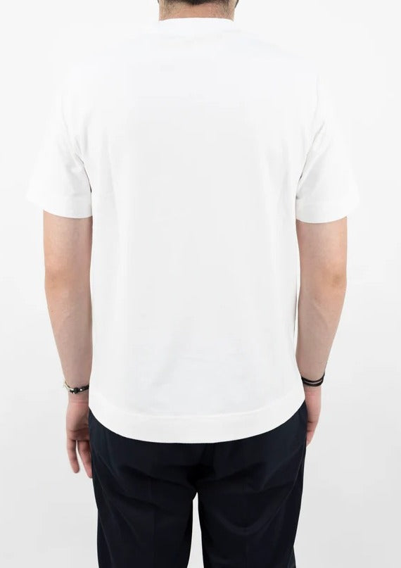 CIRCOLO 1901 T-Shirt Uomo Jersey Regular-Bianco Ottico