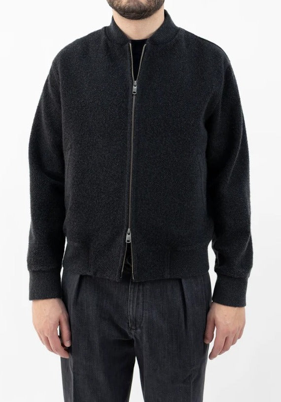 CIRCOLO 1901 Bomber Uomo Bouclé-Nero