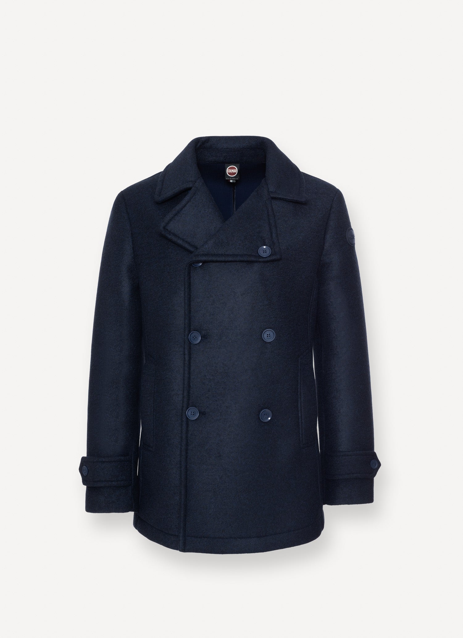 COLMAR Cappotto Uomo Doppiopetto Panno-Navy