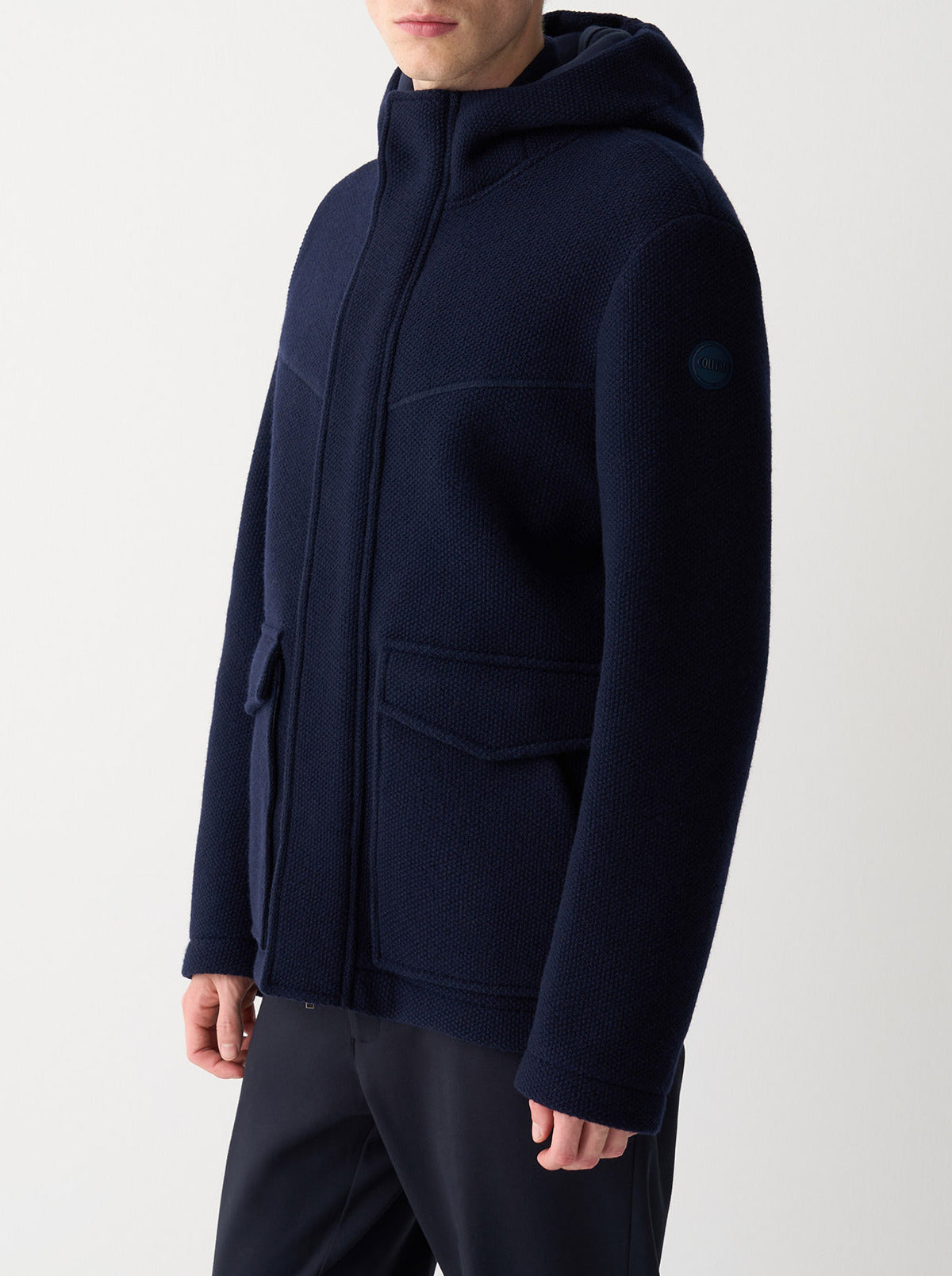 COLMAR Giacca Uomo Piqué Cappuccio-Navy