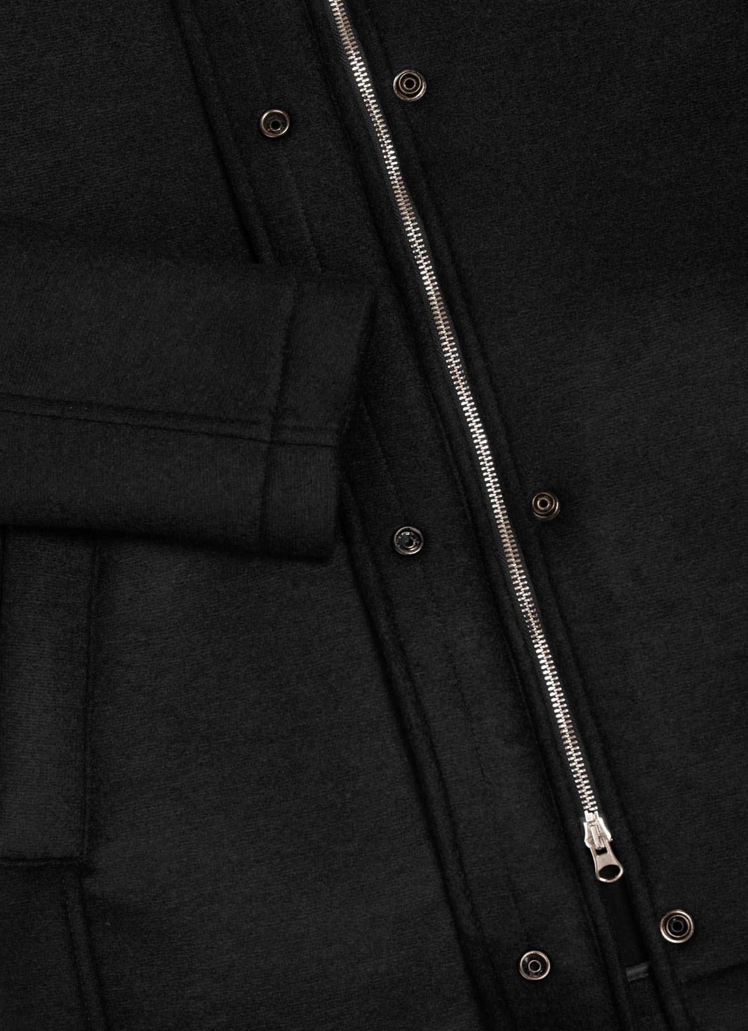 COLMAR Cappotto Donna in panno di lana con cappuccio-Nero
