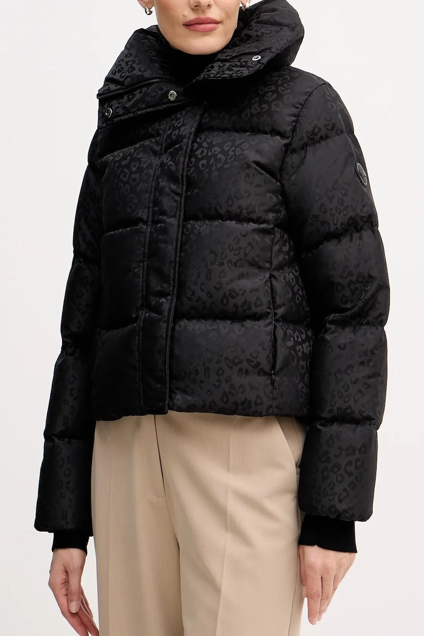 COLMAR Piumino Donna Animalier-Nero