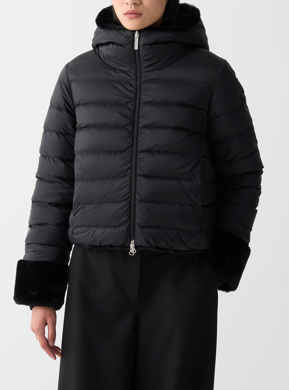 COLMAR Piumino Donna Reversibile-Nero