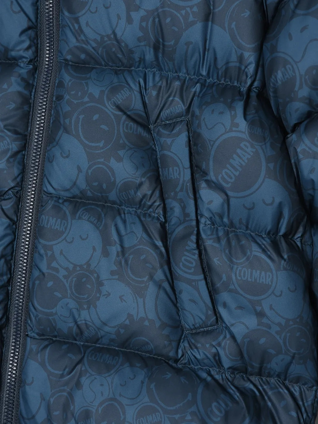 COLMAR Piumino Bambino Smileyworld-Blu Navy