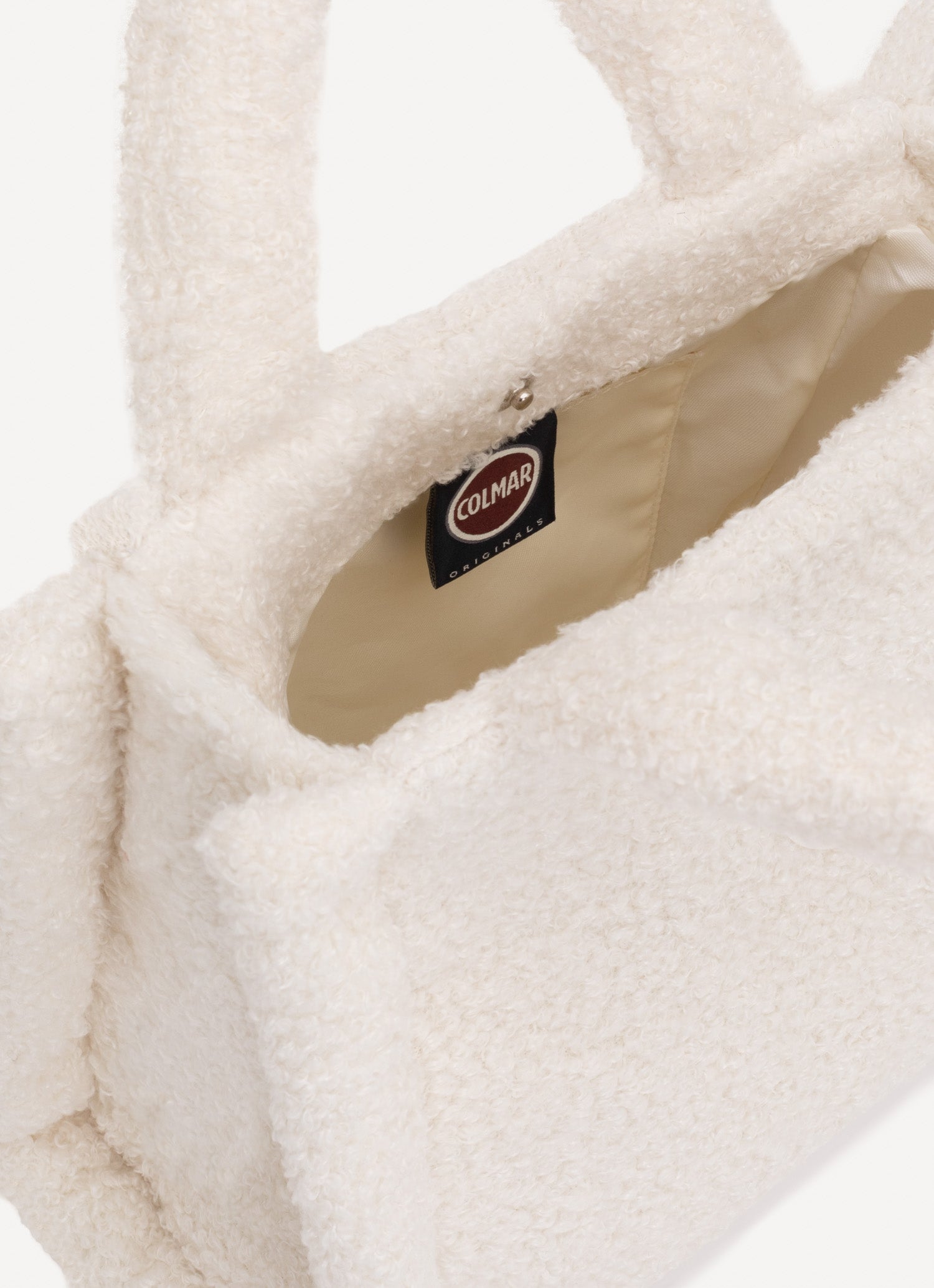 COLMAR Borsa Mini Shopper Teddy-Bianco Incenso