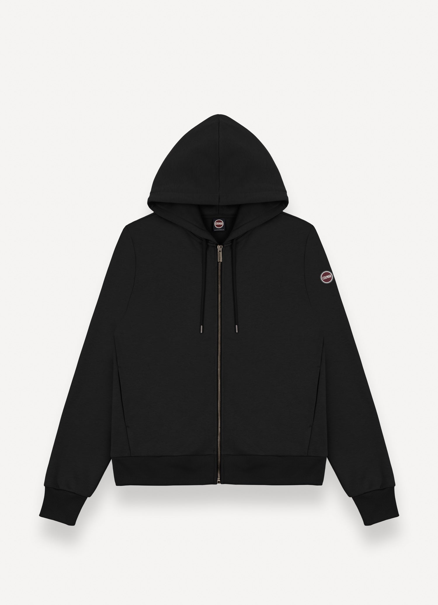 COLMAR Felpa Uomo Full Zip Cappuccio Cotone-Nero