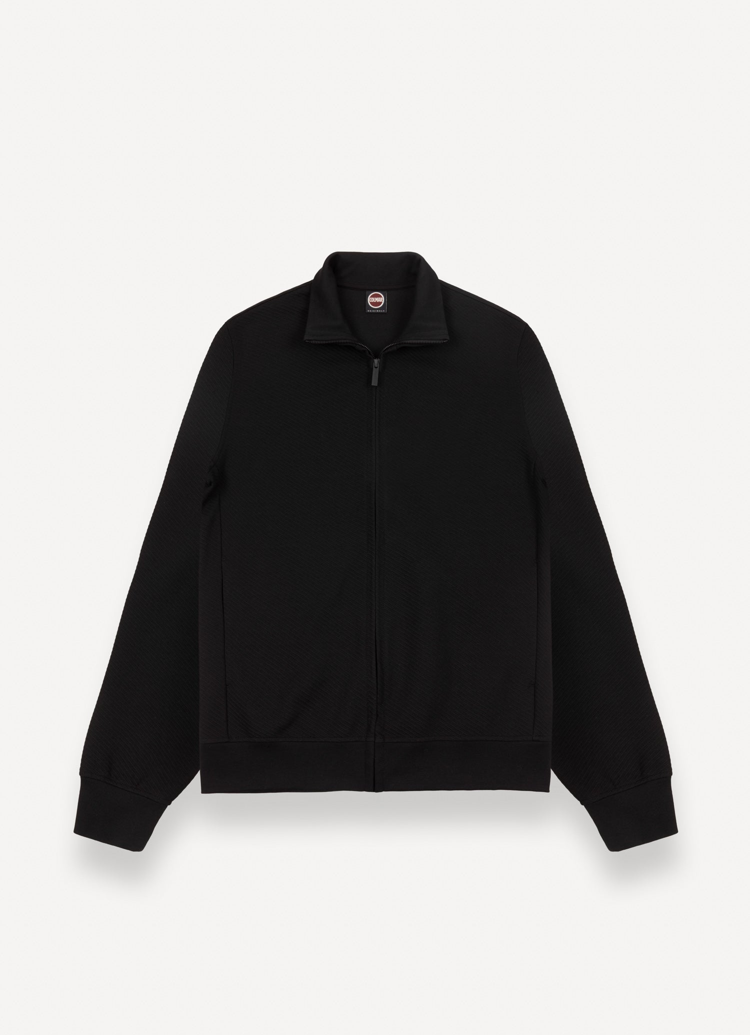 COLMAR Felpa Uomo Jacquard Diagonale-Nero