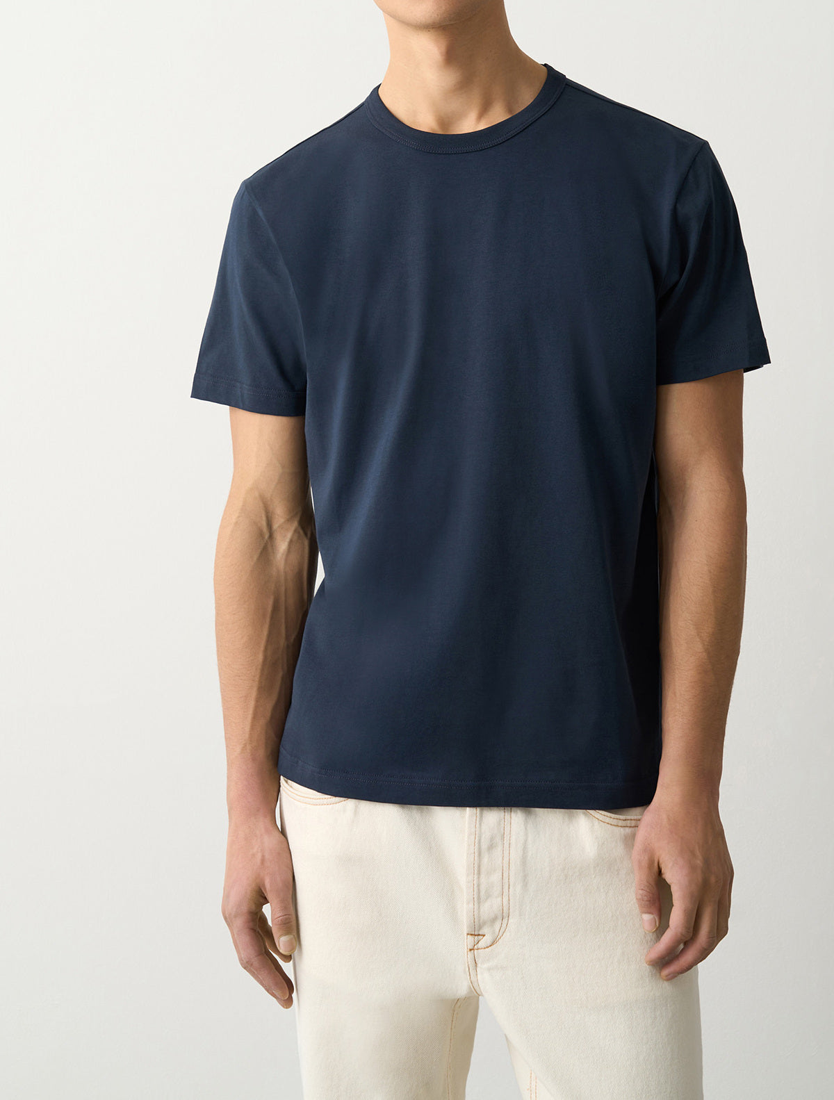 COLMAR T-Shirt Uomo Jersey Cotone-Navy