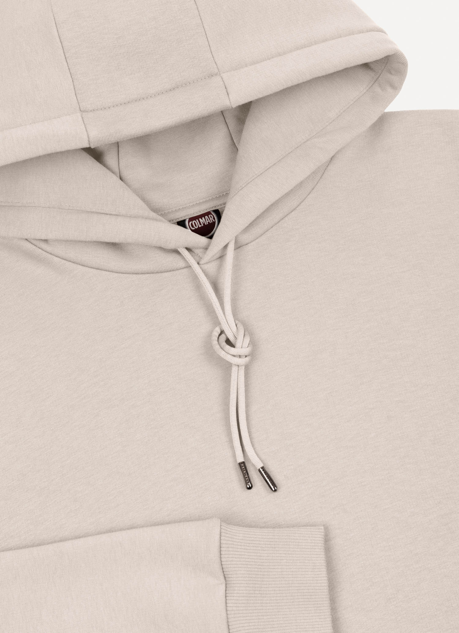 COLMAR Felpa Uomo Cappuccio Cotone-Beige Canapa