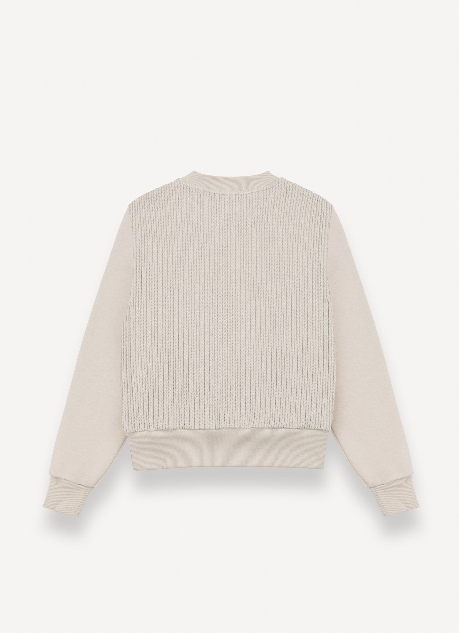 COLMAR Felpa Donna Girocollo Trecce-Beige Canapa