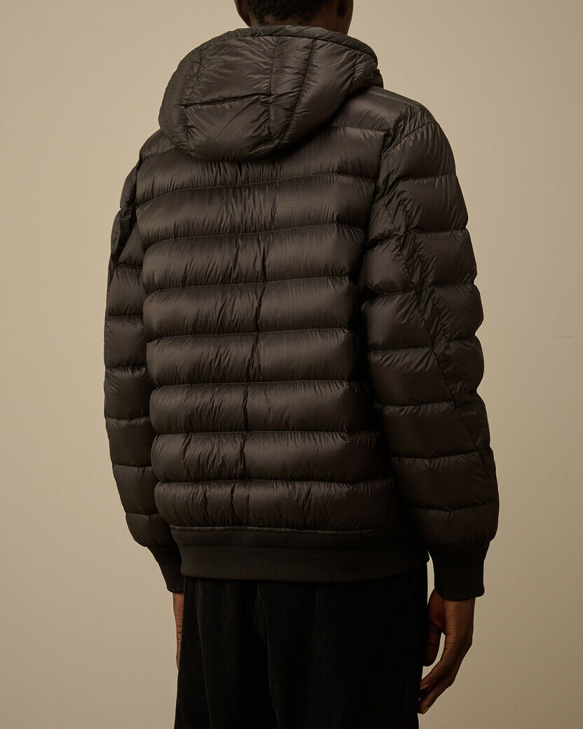 C.P. COMPANY Piumino Uomo D.D. Shell Hooded Down-Black