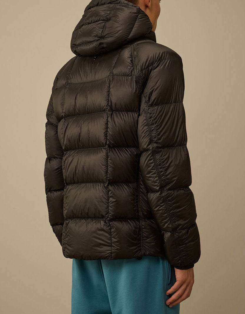 C.P. COMPANY Piumino Uomo D.D. SHELL Hooded Down Puffer-Black