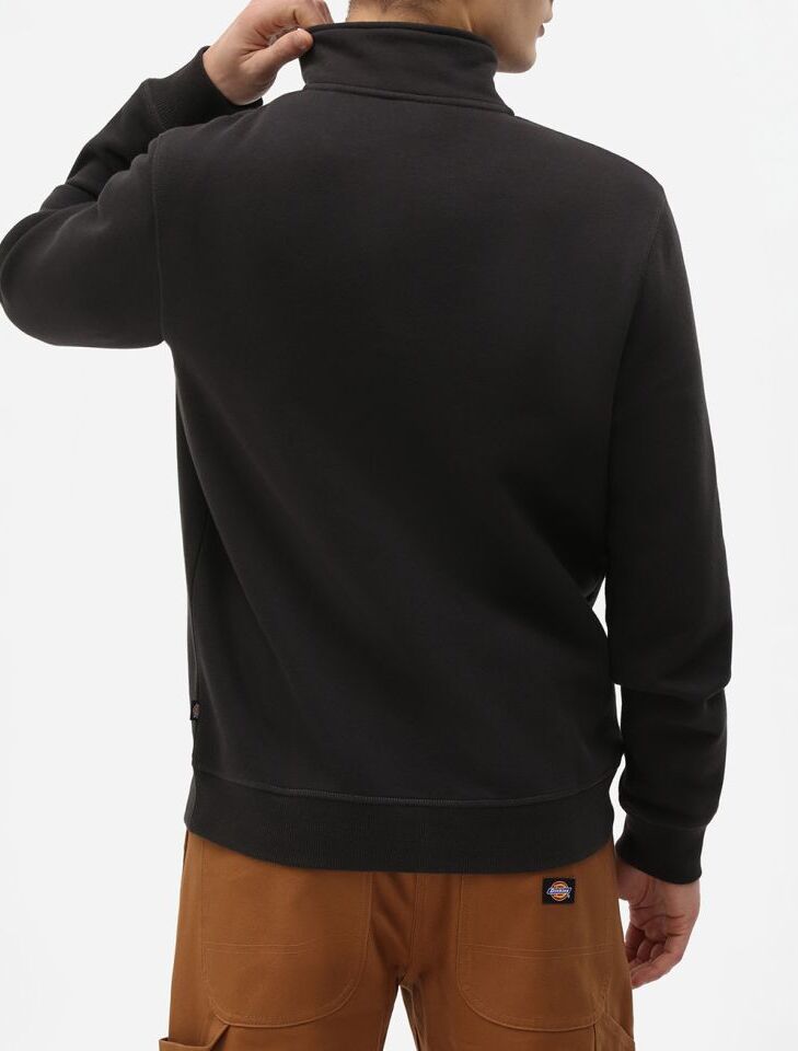 DICKIES Felpa Uomo OAKPORT QUARTER ZIP-Black
