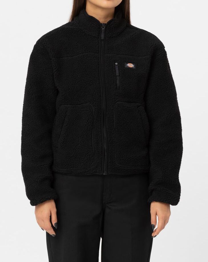 DICKIES Giubbino Donna PILE MOUNT HOPE-Black