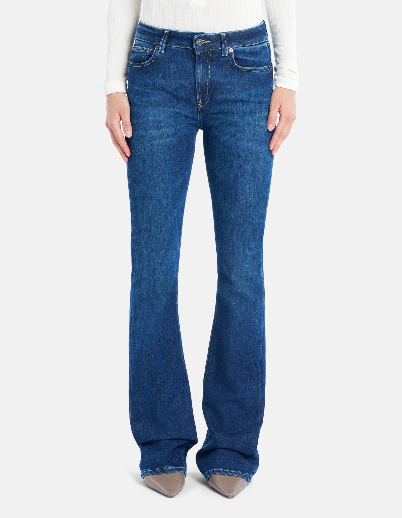 DONDUP Jeans Donna Newlola Bootcut-Blu