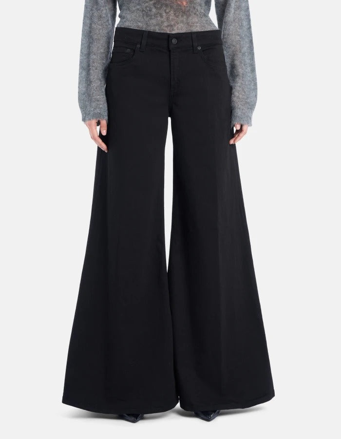 DONDUP Jeans Donna Marlen Wide Leg-Nero