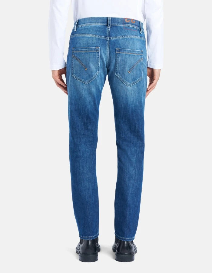 Dondup Jeans Uomo Mius Slim-Blu
