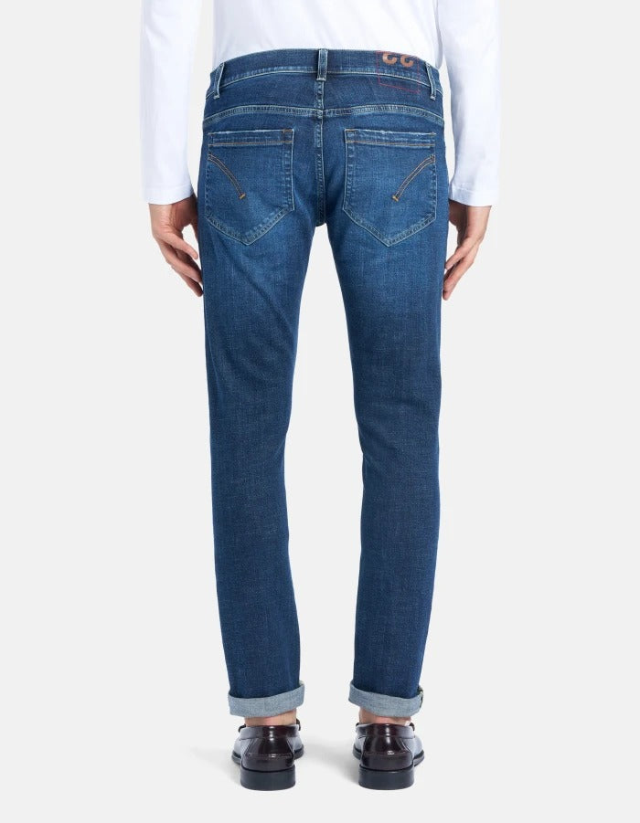 DONDUP Jeans Uomo George Skinny-Blu
