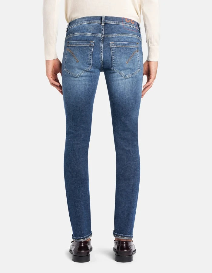 DONDUP Jeans Uomo George Skinny-Blu