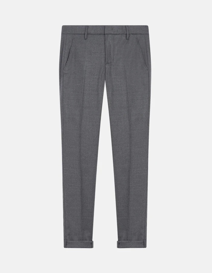 DONDUP Pantalone Uomo Gaubert Slim-Grigio