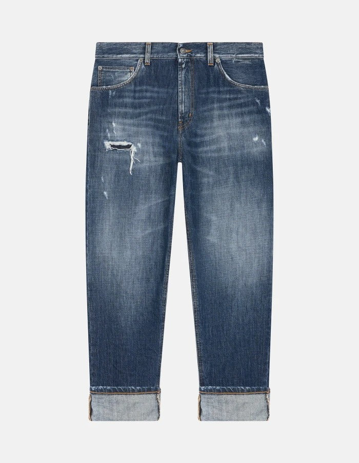DONDUP Jeans Uomo Paco Loose-Blu
