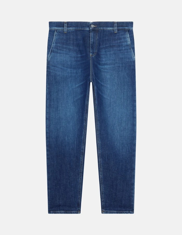 DONDUP Jeans Uomo Jeff Carrot-Blu