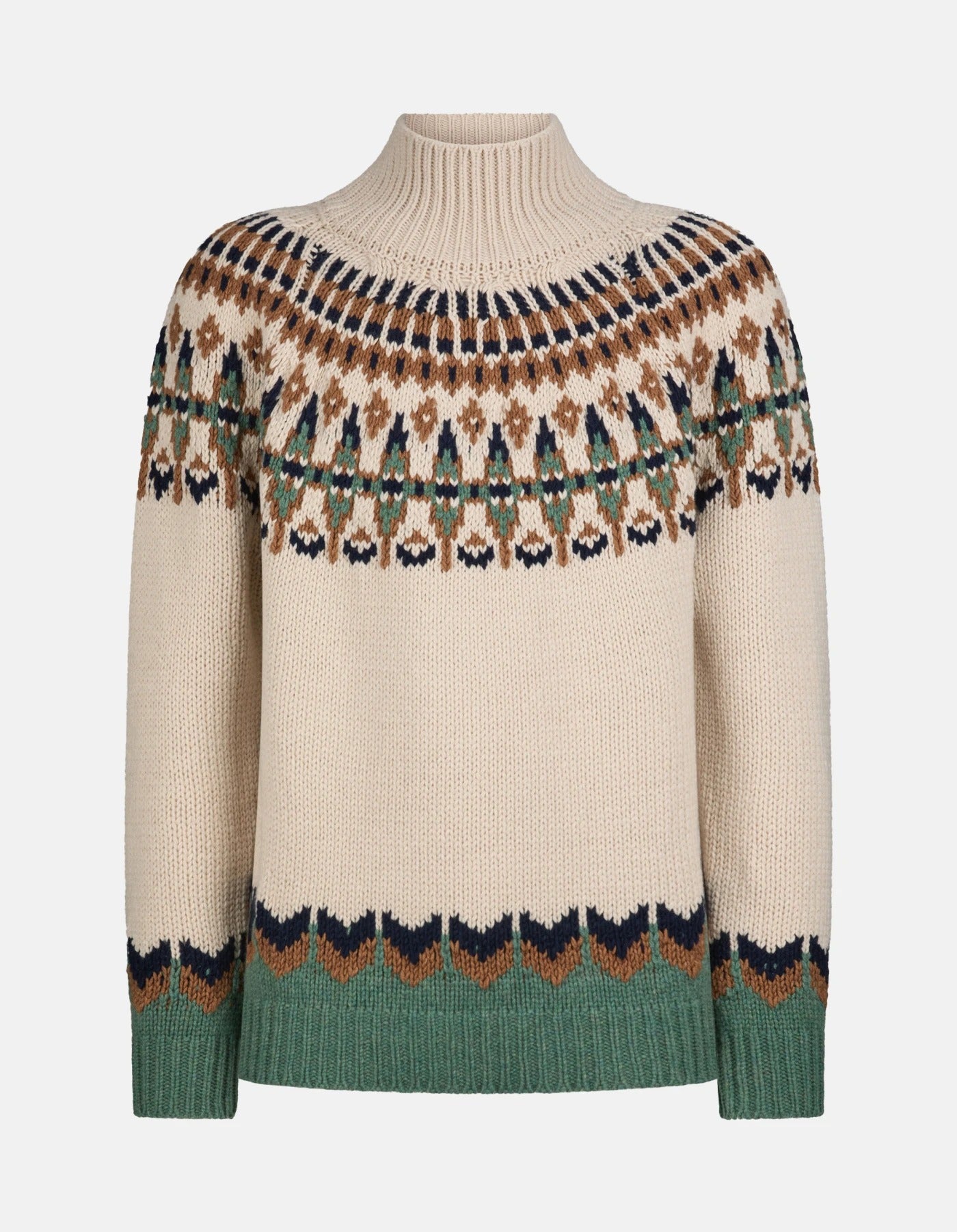 DONDUP Maglia Dolcevita Uomo Lana Jacquard Regular-Fiocco