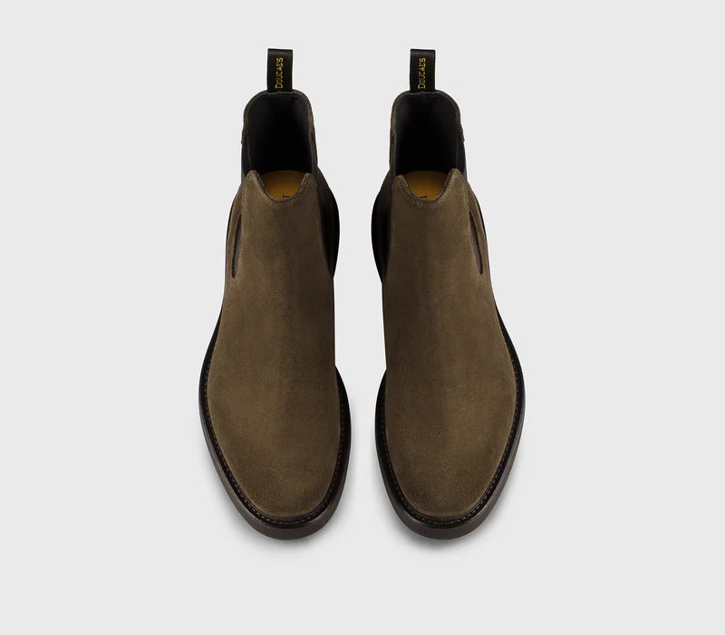 DOUCAL'S Stivaletto BEATLES Uomo Suede-Havana
