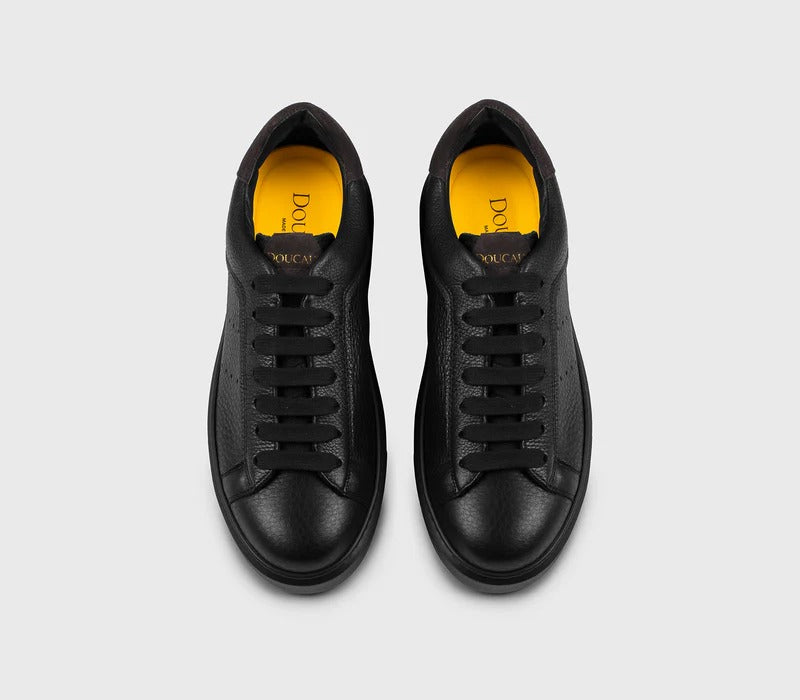 DOUCAL'S SNEAKER Uomo Pelle-Nero