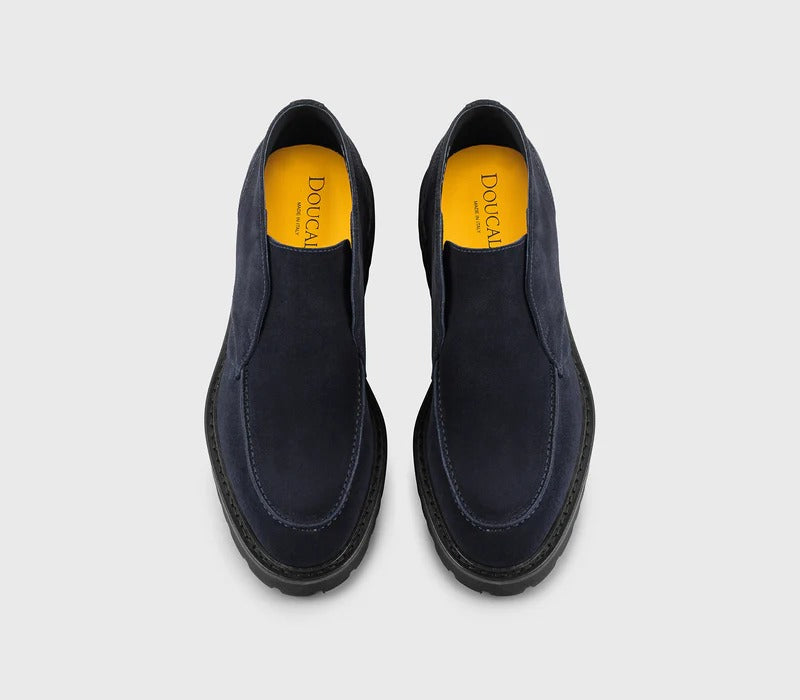 DOUCAL'S Scarpa Uomo Desert Boot ADLER-Blu