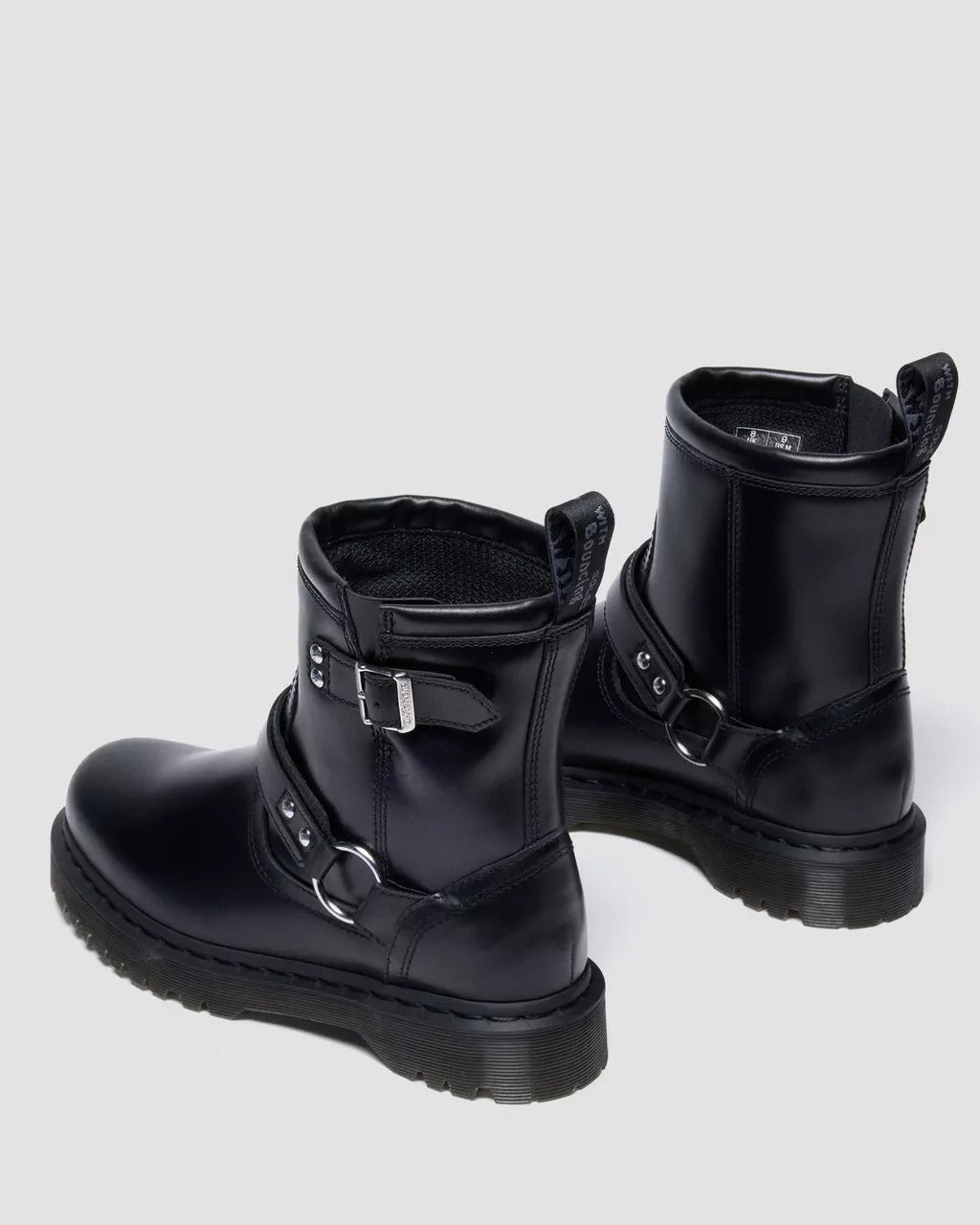 DR. MARTENS Stivale Donna ANISTONE HARNESS-Black
