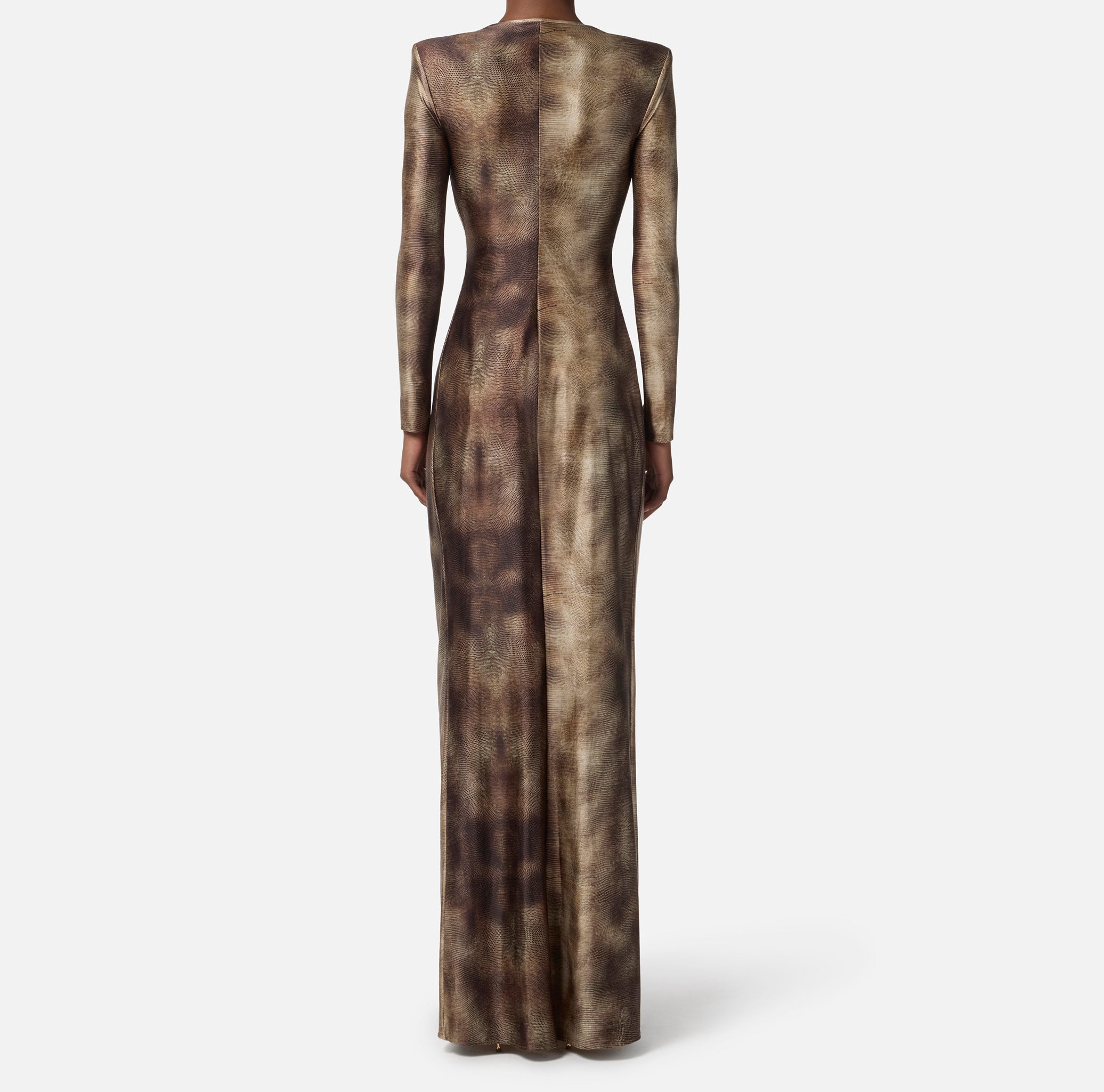 ELISABETTA FRANCHI Abito Red Carpet Lycra-Lizard