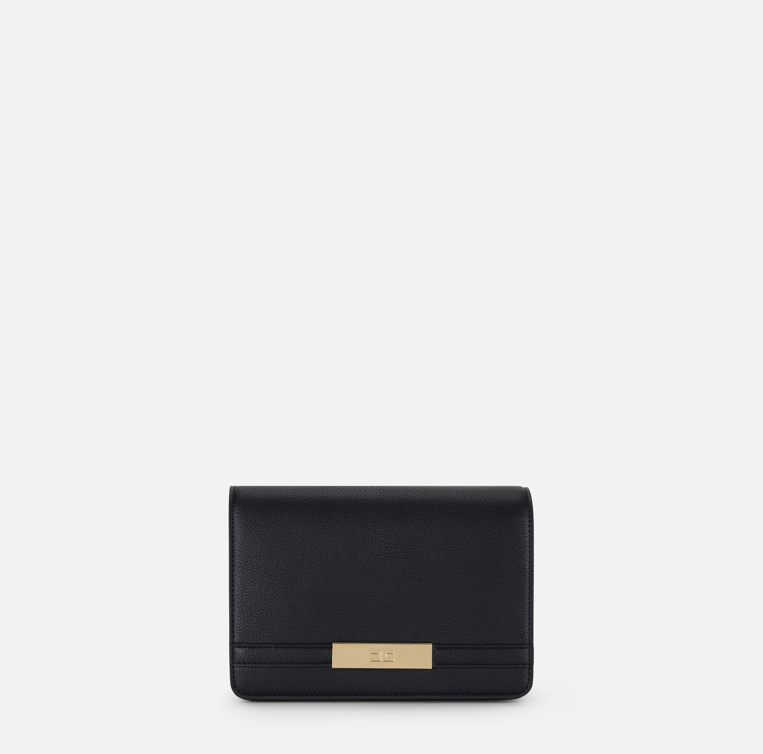 ELISABETTA FRANCHI Borsa Tracolla Catena Groumette-Nero