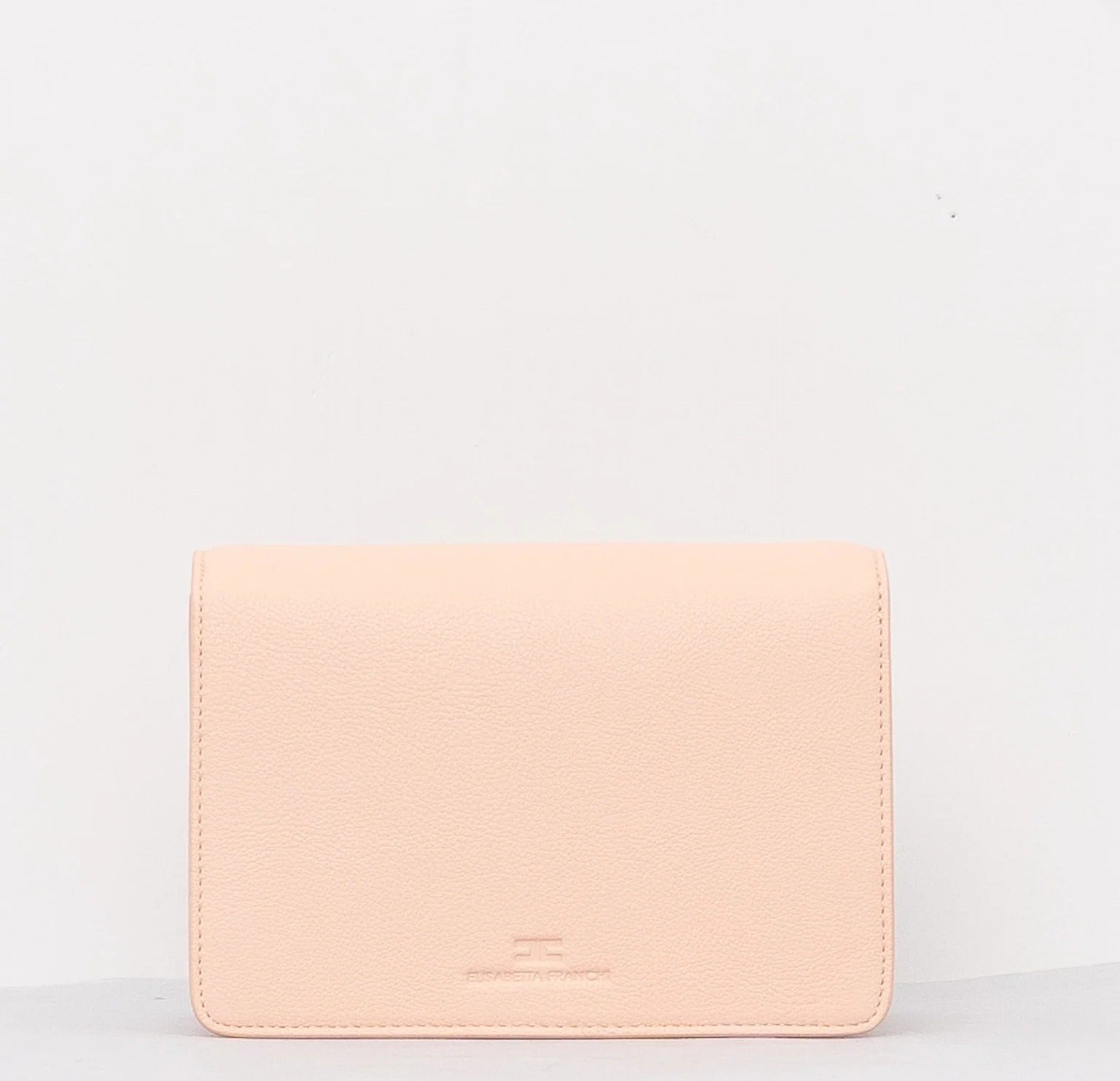 ELISABETTA FRANCHI Borsa Tracolla Placca Logo-Nude