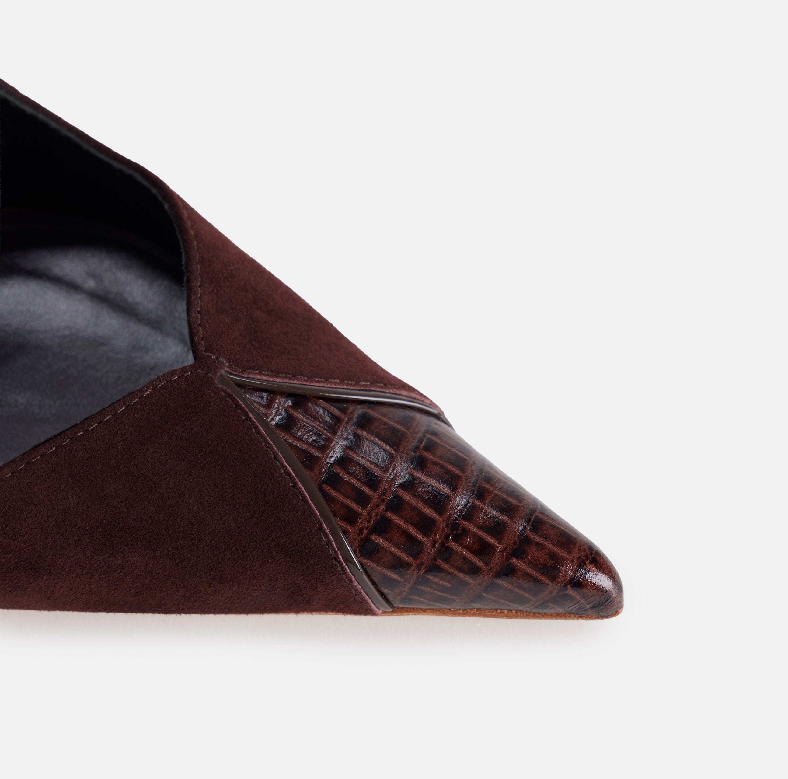 ELISABETTA FRANCHI Trench Ecopelle Coccodrillo-Nero