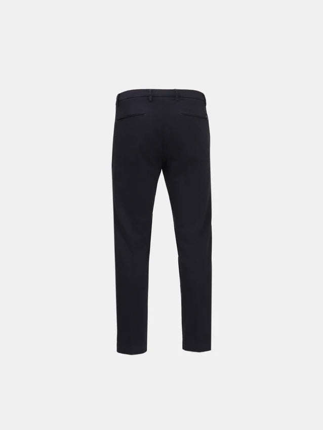 ENTRE AMIS Pantalone Uomo Tasca America Slim Cotone-Night Blue