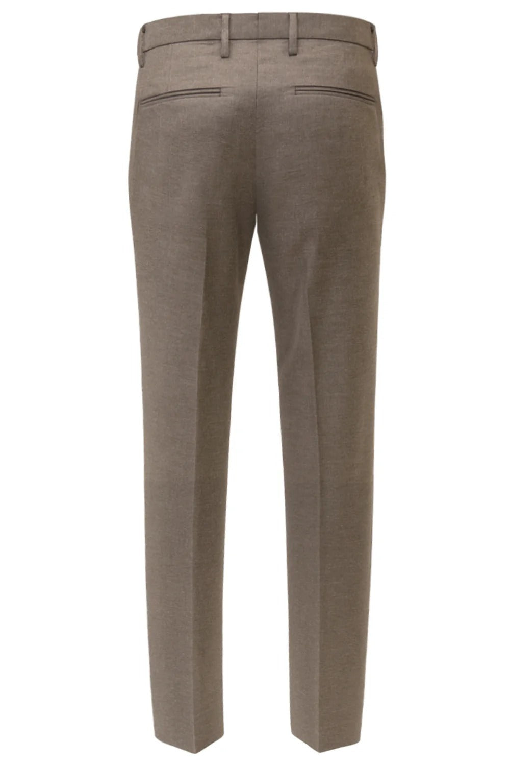ENTRE AMIS Pantalone Uomo Tasca America Slim Flanella-Brunette