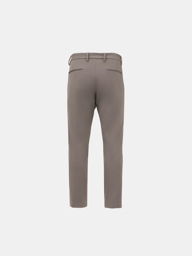 ENTRE AMIS Pantalone Uomo Tasca America Slim Nylon Tecnico-Taupe