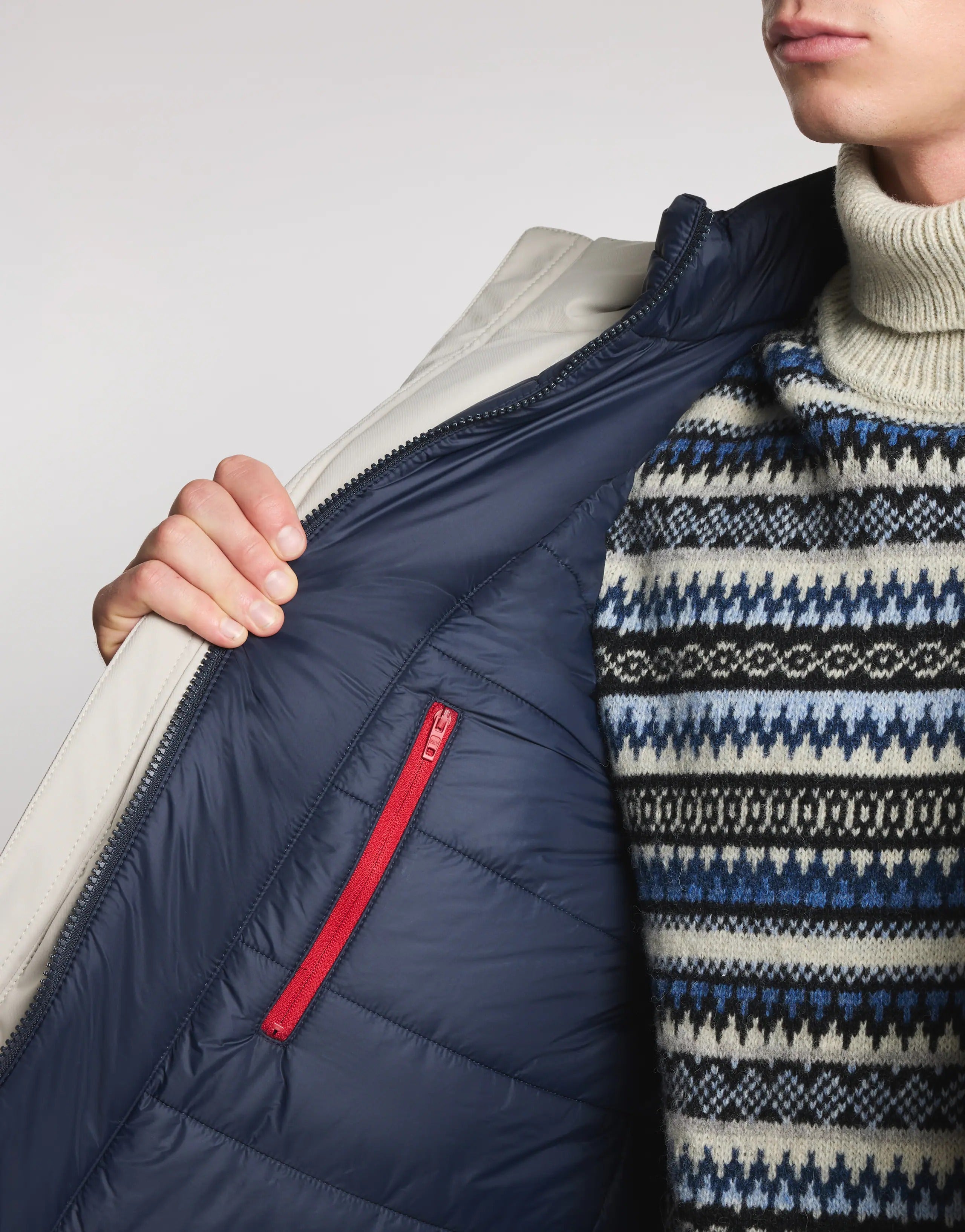 FAY GIUBBOTTO Uomo WINTER CAPE-Grigio